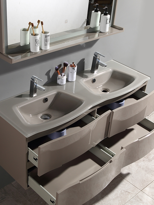 Duplex patera murus mounted Modern Elegant Bathroom Furniture Bathroom Vanitas set