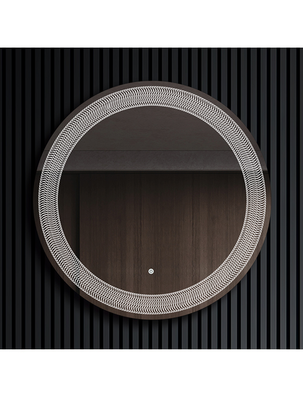 Luxuria Black Metal Framed Bath Mirrors